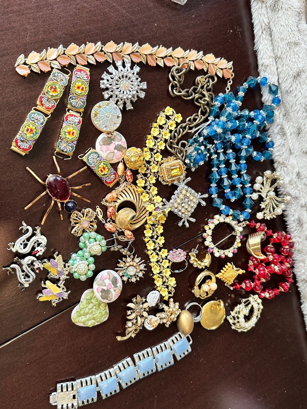 Vintage Jewelry & Craft Lot – Repair, Repurpose, Harvest Parts – As Is